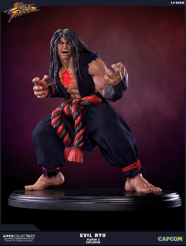 Super Street Fighter IV: Arcade Edition - Satsui no Hadou ni Mezameta Ryuu - Mixed Media - 1/4 - PCS Exclusive, Dark Hado Exclusive (Premium Collectibles Studio) photo 10