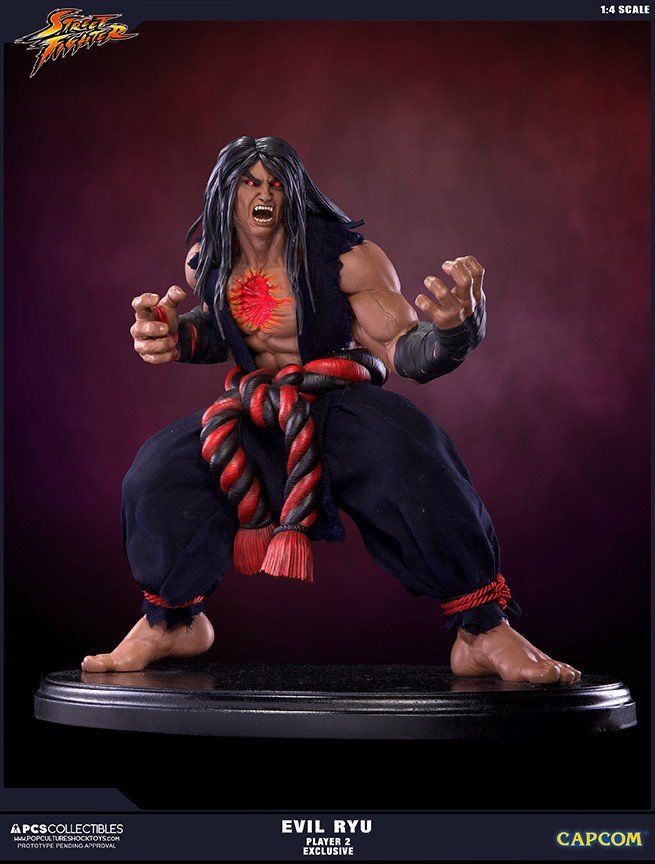 Super Street Fighter IV: Arcade Edition - Satsui no Hadou ni Mezameta Ryuu - Mixed Media - 1/4 - PCS Exclusive, Dark Hado Exclusive (Premium Collectibles Studio) photo 11
