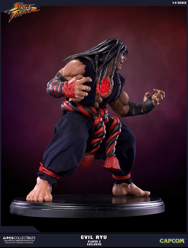 Super Street Fighter IV: Arcade Edition - Satsui no Hadou ni Mezameta Ryuu - Mixed Media - 1/4 - PCS Exclusive, Dark Hado Exclusive (Premium Collectibles Studio) photo 13