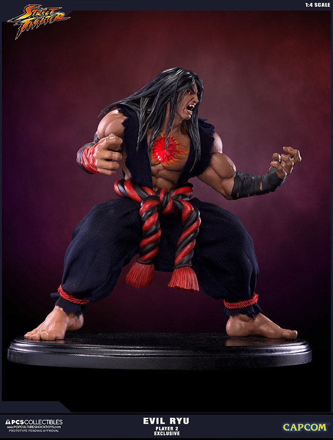 Super Street Fighter IV: Arcade Edition - Satsui no Hadou ni Mezameta Ryuu - Mixed Media - 1/4 - PCS Exclusive, Dark Hado Exclusive (Premium Collectibles Studio) photo 14