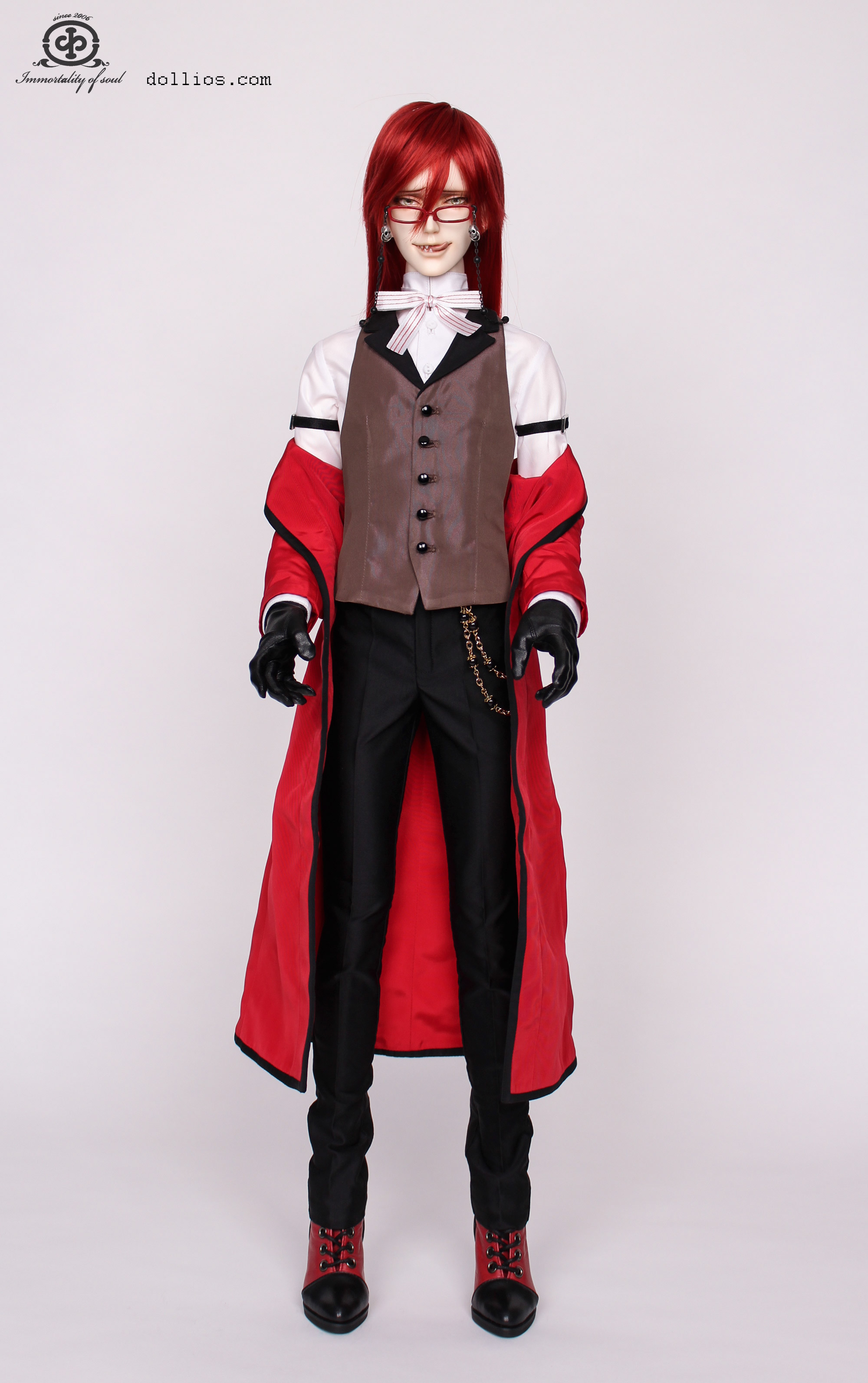 Kuroshitsuji ~Book of Circus~ - Grell Sutcliff - Character Doll I.O.S (Dolk, I.O.S) photo 3