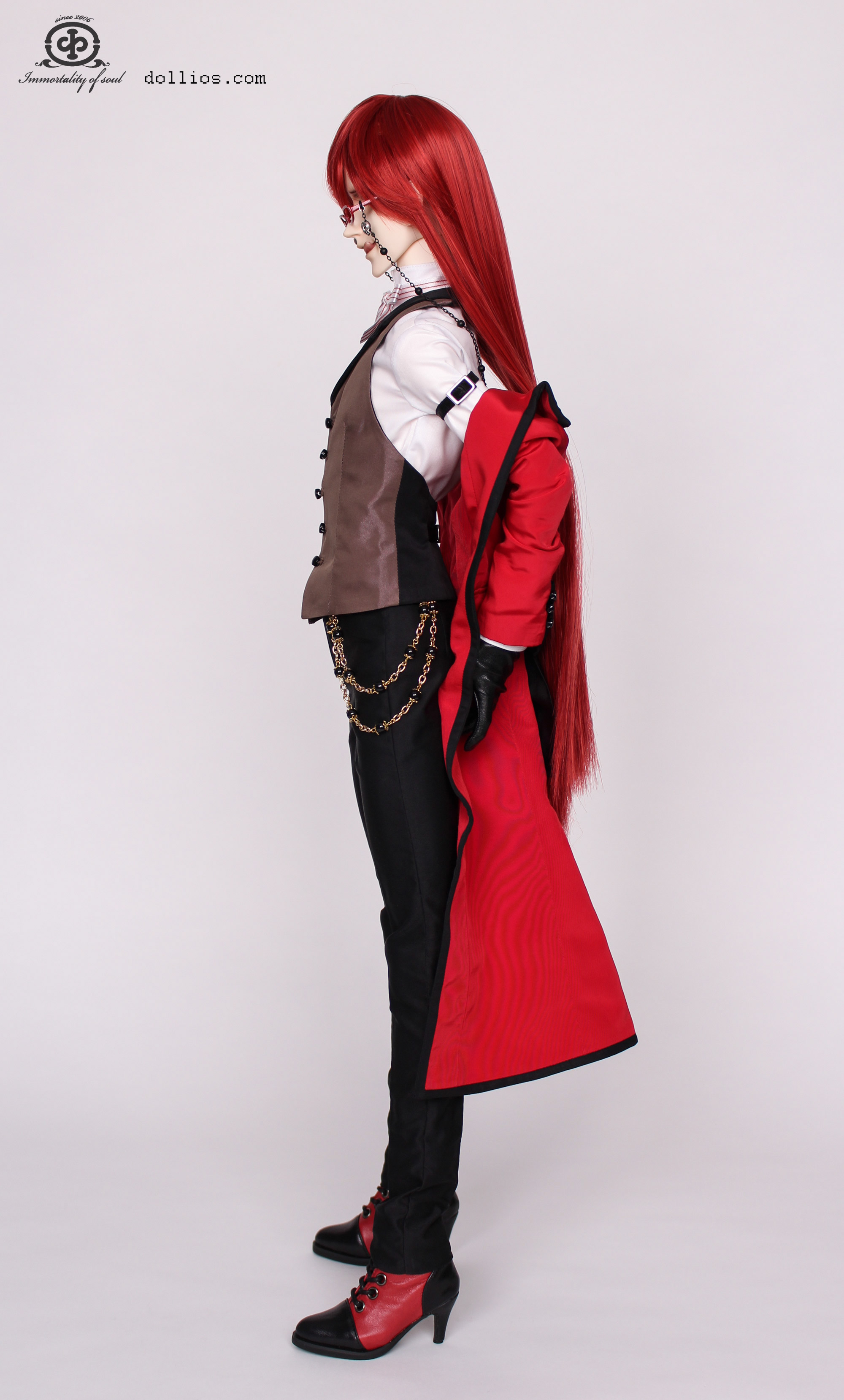 Kuroshitsuji ~Book of Circus~ - Grell Sutcliff - Character Doll I.O.S (Dolk, I.O.S) photo 6