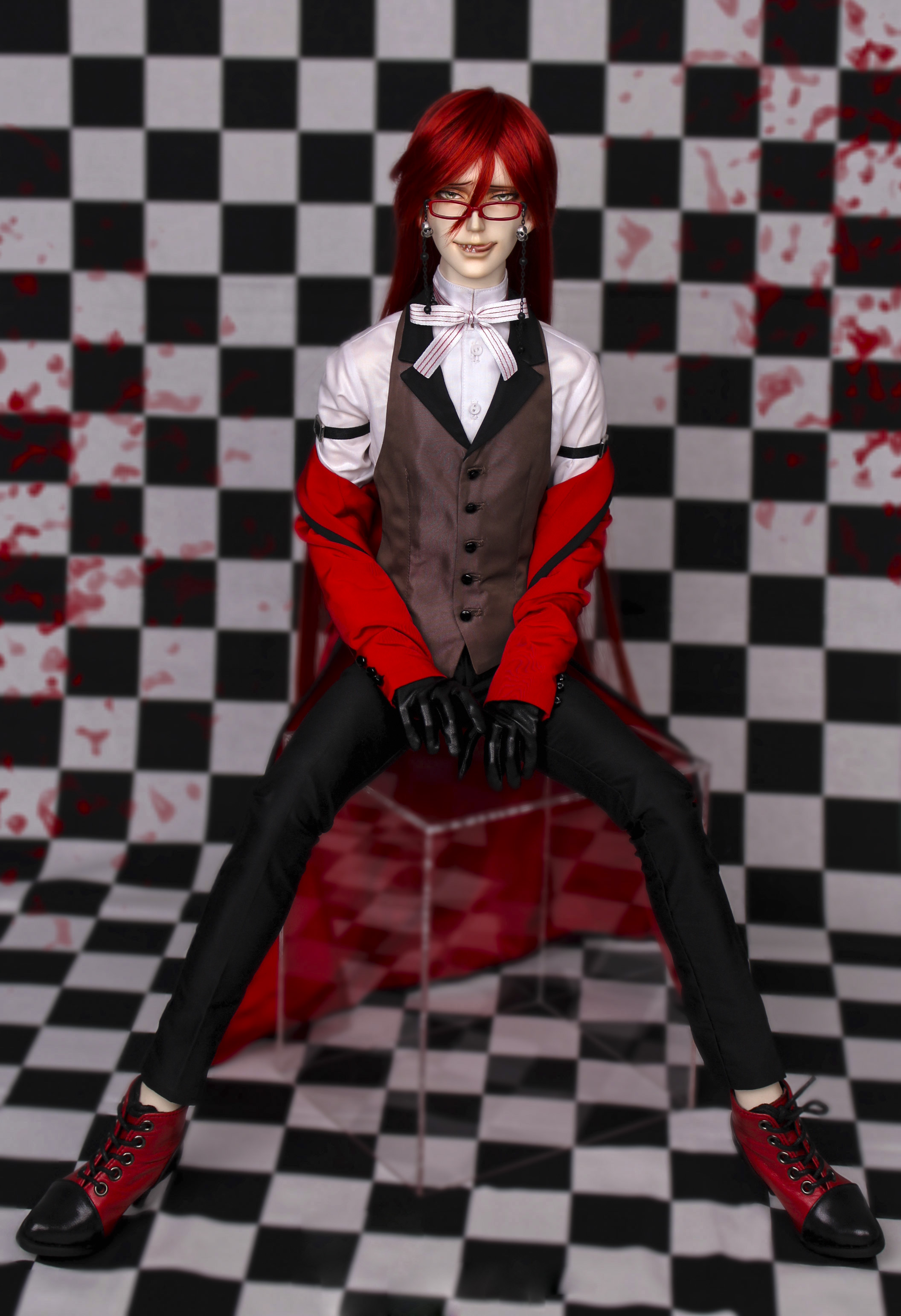 Kuroshitsuji ~Book of Circus~ - Grell Sutcliff - Character Doll I.O.S (Dolk, I.O.S) photo 8