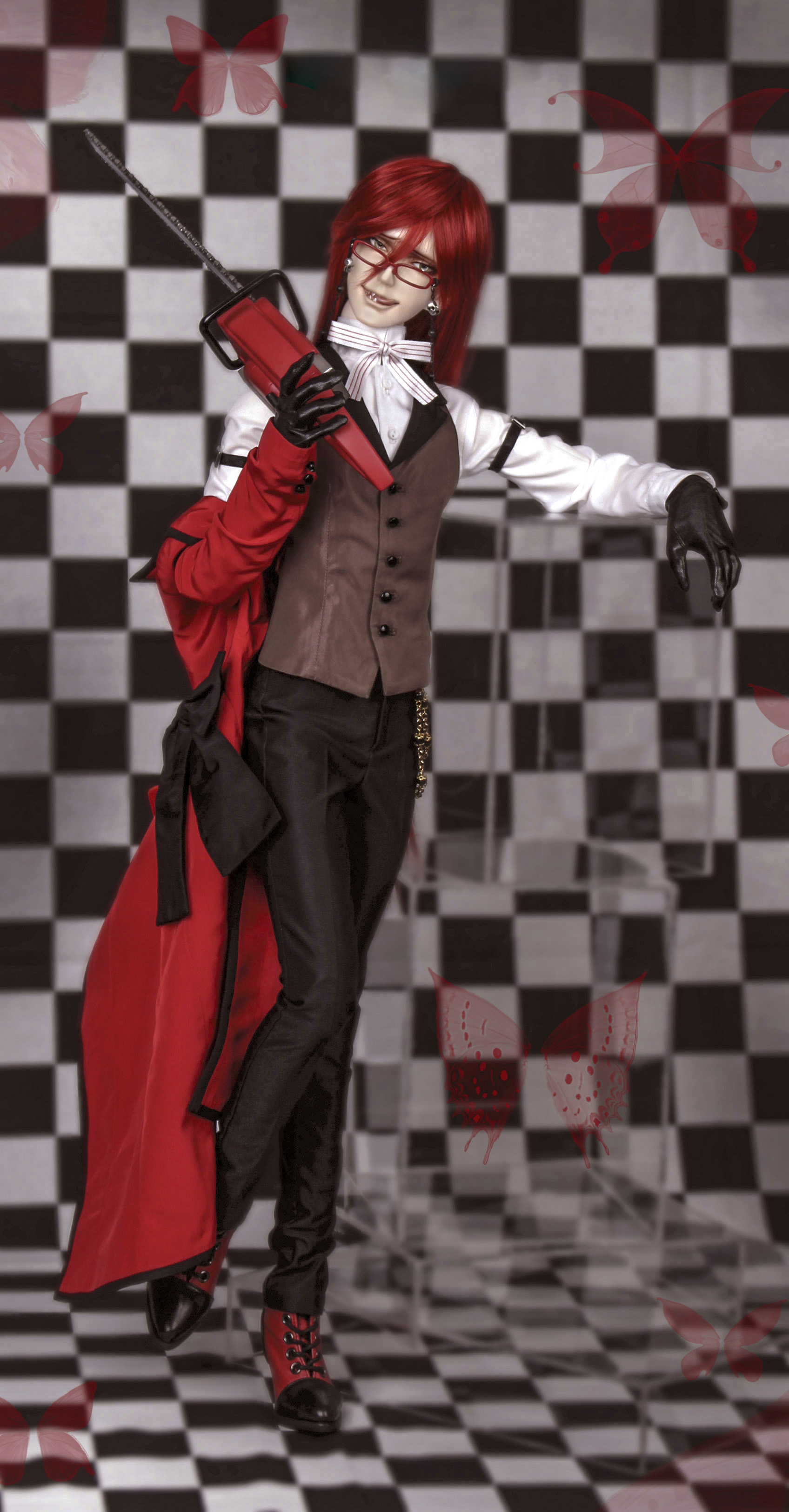 Kuroshitsuji ~Book of Circus~ - Grell Sutcliff - Character Doll I.O.S (Dolk, I.O.S) photo 9