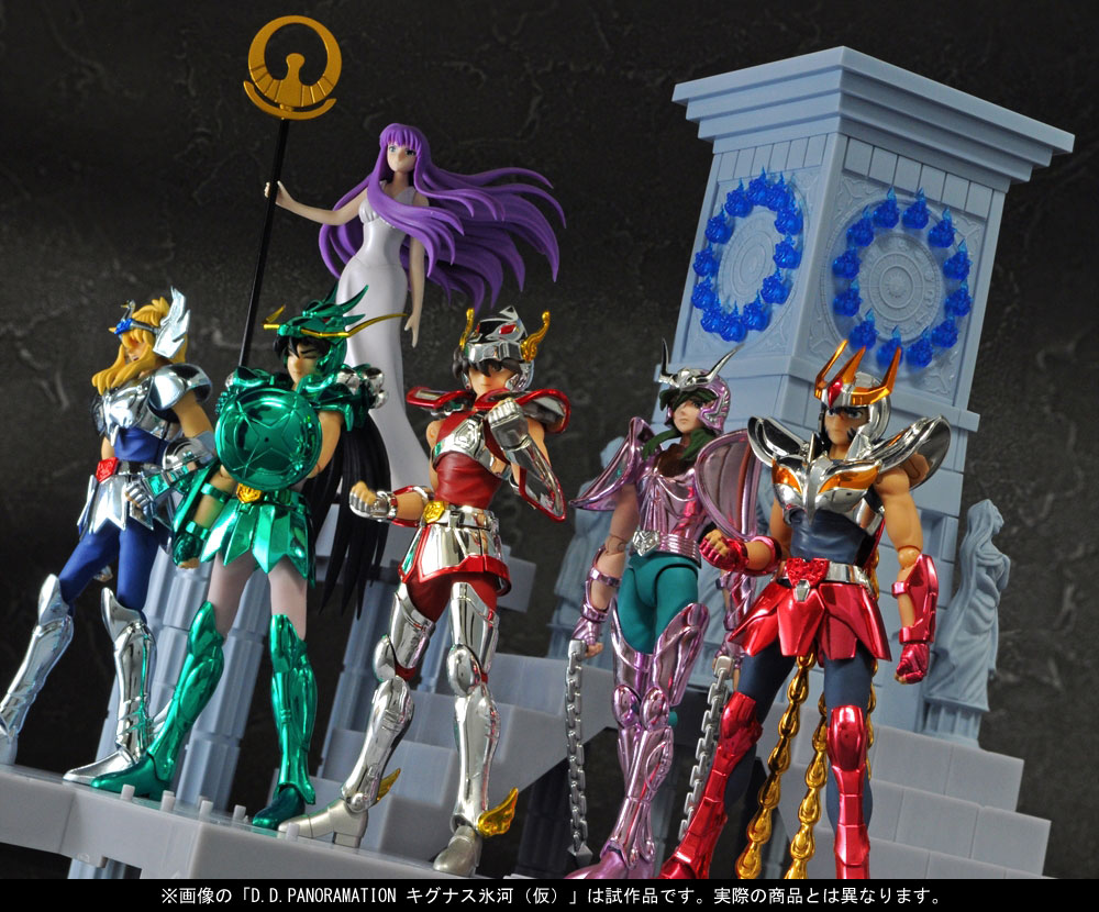 Saint Seiya - Athena (Kido Saori) - D.D. Panoramation - Golden Zodiac Extention Set Fire Clock of the Sanctuary -Goddess Athena and Soldiers- (Bandai) photo 2