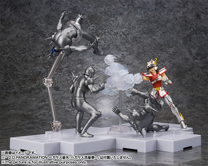 Saint Seiya - Athena (Kido Saori) - D.D. Panoramation - Golden Zodiac Extention Set Fire Clock of the Sanctuary -Goddess Athena and Soldiers- (Bandai) photo 8