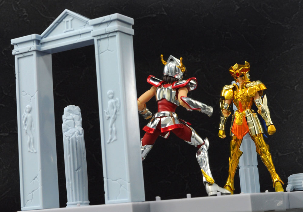 Saint Seiya - Athena (Kido Saori) - D.D. Panoramation - Golden Zodiac Extention Set Fire Clock of the Sanctuary -Goddess Athena and Soldiers- (Bandai) photo 14