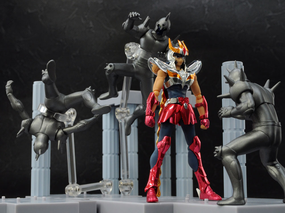 Saint Seiya - Athena (Kido Saori) - D.D. Panoramation - Golden Zodiac Extention Set Fire Clock of the Sanctuary -Goddess Athena and Soldiers- (Bandai) photo 15
