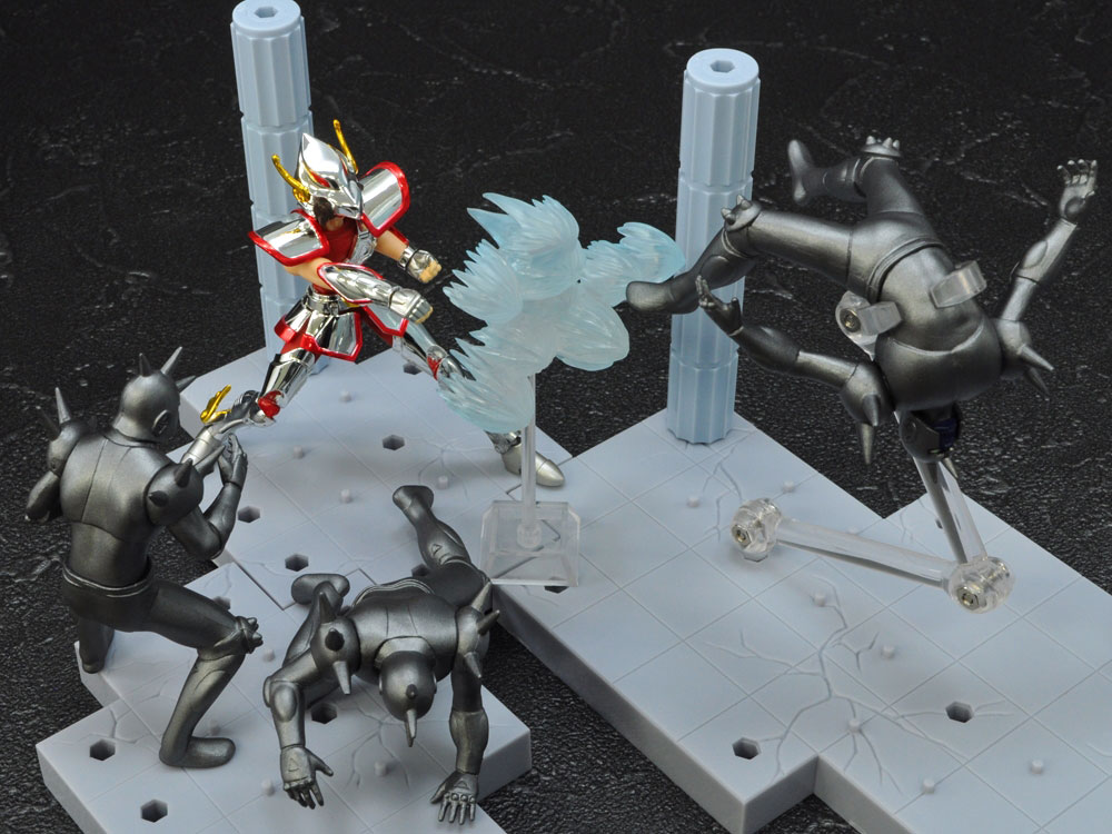 Saint Seiya - Athena (Kido Saori) - D.D. Panoramation - Golden Zodiac Extention Set Fire Clock of the Sanctuary -Goddess Athena and Soldiers- (Bandai) photo 17