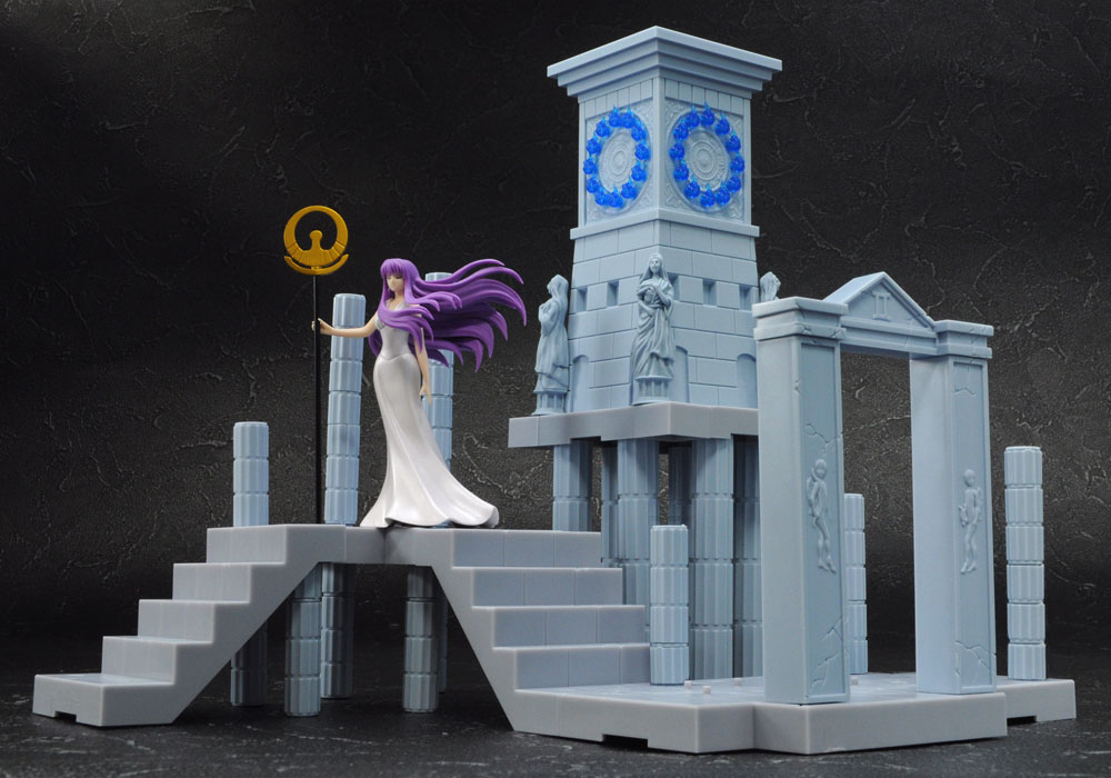 Saint Seiya - Athena (Kido Saori) - D.D. Panoramation - Golden Zodiac Extention Set Fire Clock of the Sanctuary -Goddess Athena and Soldiers- (Bandai) photo 24