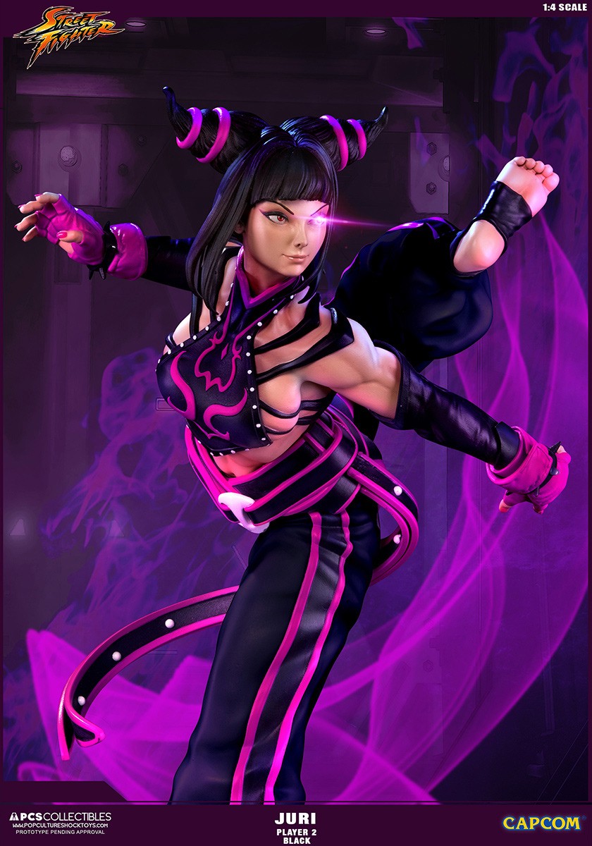 Super Street Fighter IV - Han Juri - Street Fighter Ultra - 1/4 - Player 2 - Black, PCS Exclusive (Premium Collectibles Studio) photo 2
