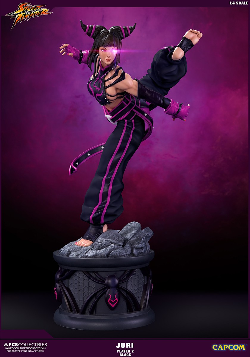 Super Street Fighter IV - Han Juri - Street Fighter Ultra - 1/4 - Player 2 - Black, PCS Exclusive (Premium Collectibles Studio) photo 4