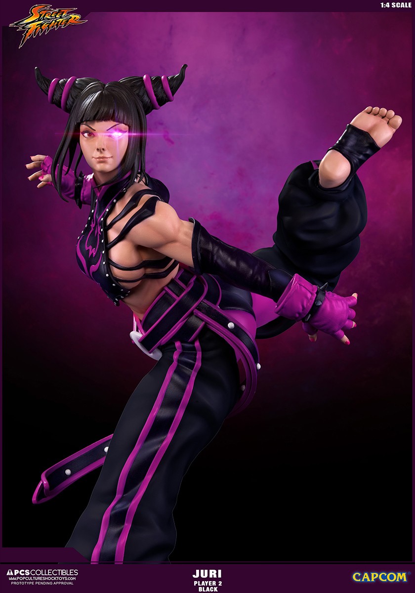 Super Street Fighter IV - Han Juri - Street Fighter Ultra - 1/4 - Player 2 - Black, PCS Exclusive (Premium Collectibles Studio) photo 5