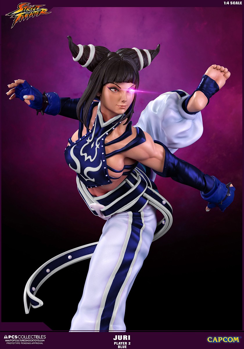 Super Street Fighter IV - Han Juri - Street Fighter Ultra - 1/4 - Player 2 - Blue, PCS Exclusive (Premium Collectibles Studio) photo 5