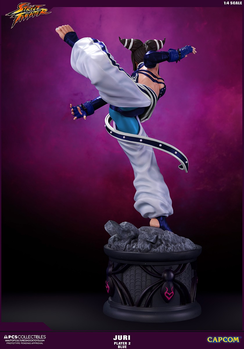 Super Street Fighter IV - Han Juri - Street Fighter Ultra - 1/4 - Player 2 - Blue, PCS Exclusive (Premium Collectibles Studio) photo 13