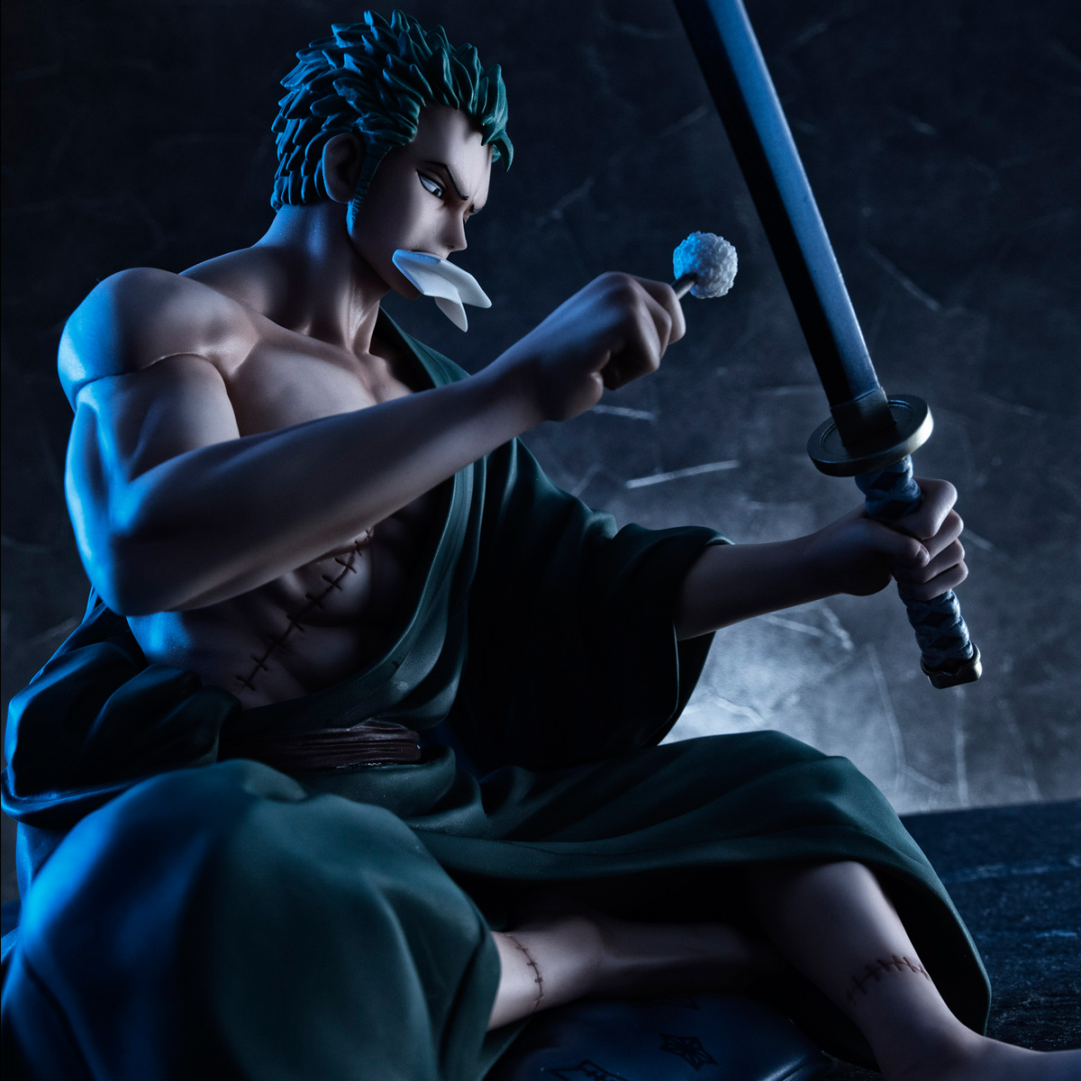 One Piece - Roronoa Zoro - Excellent Model - Portrait Of Pirates Limited Edition - Portrait of Pirates SOC - 1/8 (MegaHouse) photo 2