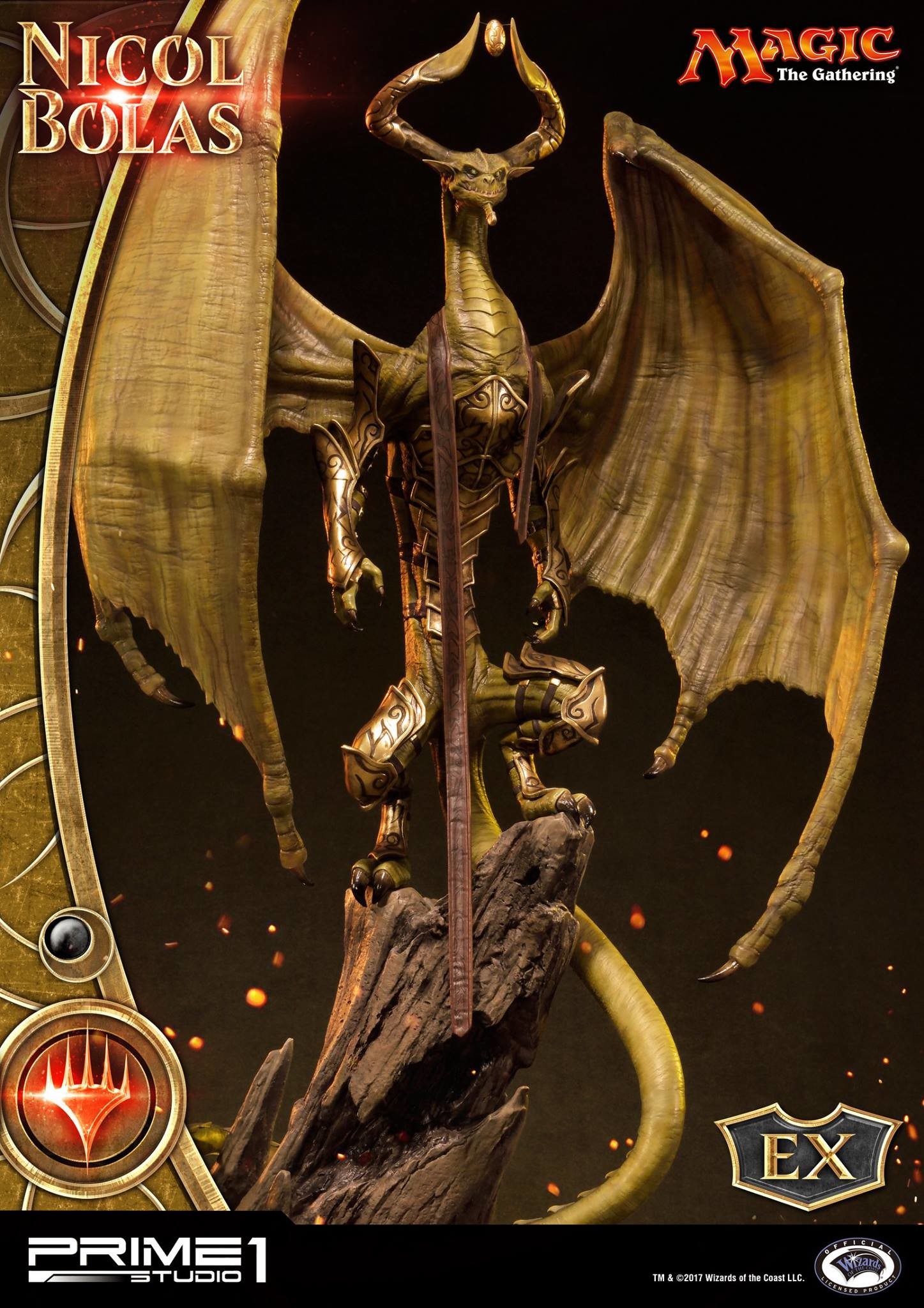 Magic: The Gathering - Nicol Bolas - Premium Masterline  (PMMTG-01) (Prime 1 Studio) photo 5