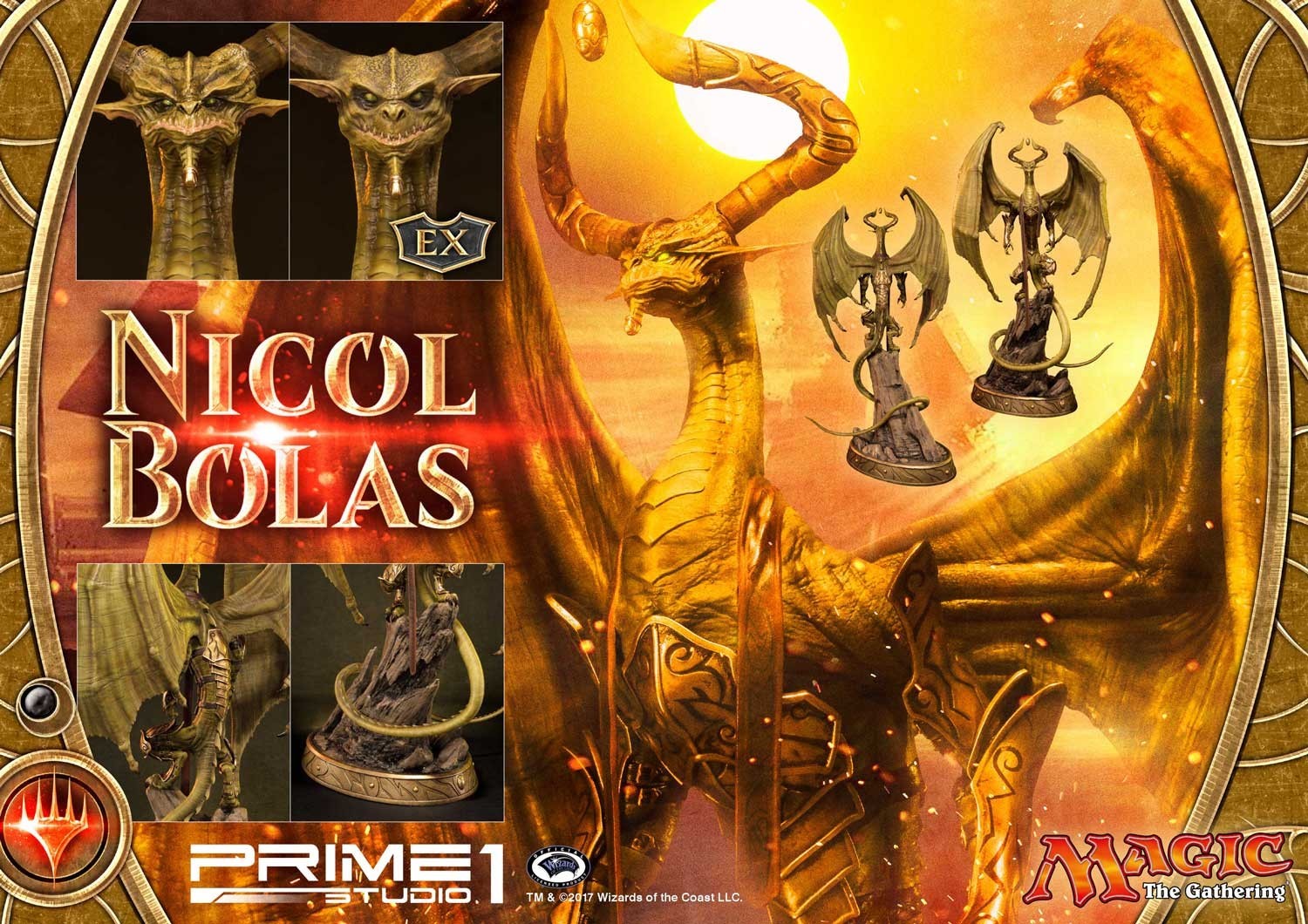 Magic: The Gathering - Nicol Bolas - Premium Masterline  (PMMTG-01) (Prime 1 Studio) photo 27