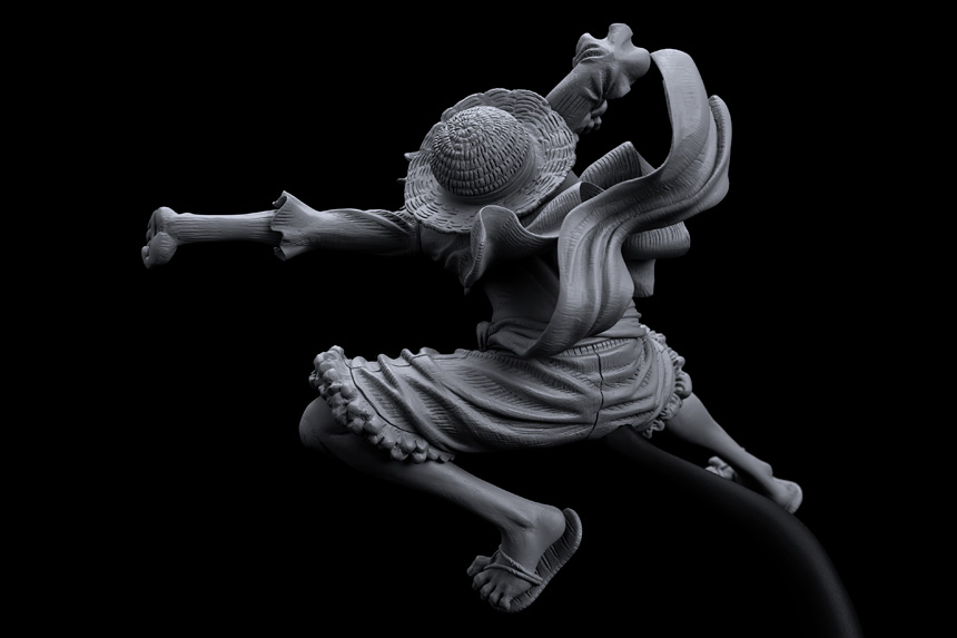 One Piece - Monkey D. Luffy - Figure Colosseum - SCultures - Zoukeiou Chojho Kessen VI (Vol.?) - Special Color Ver. (Banpresto) photo 5