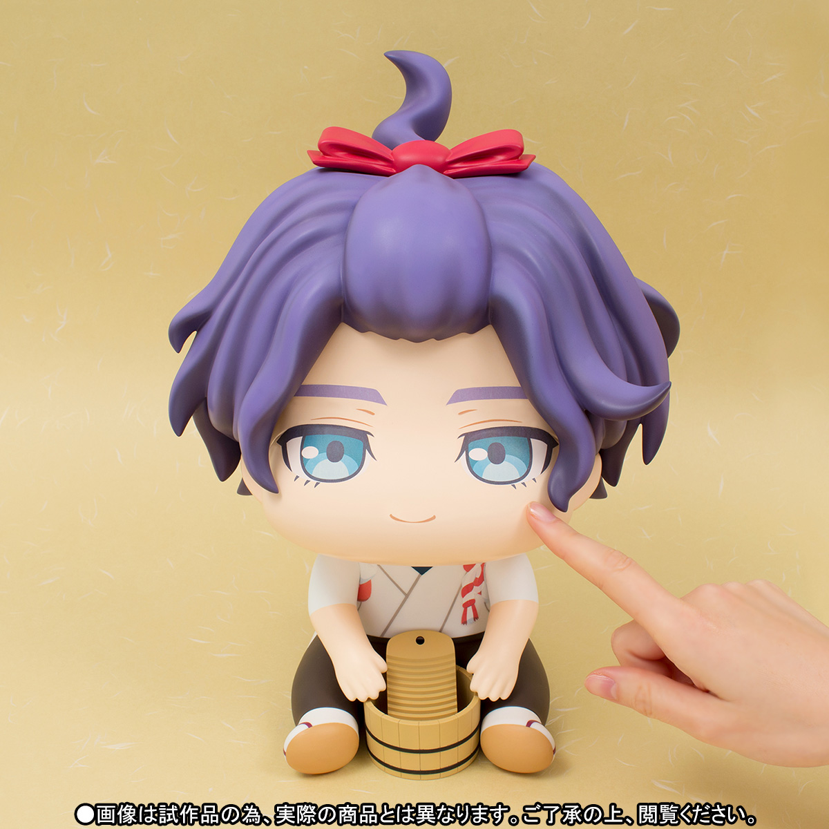Touken Ranbu -Hanamaru- - Kasen Kanesada - Pooni Pooni Hoppe Doll - Tama Colle (Bandai) photo 3