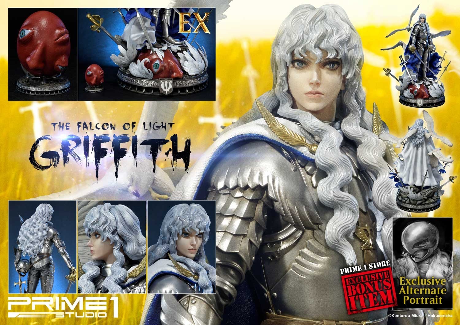 Berserk - Griffith - Ultimate Premium Masterline  (UPMBR-05) - 1/4 - The Falcon of Light (Prime 1 Studio) photo 7