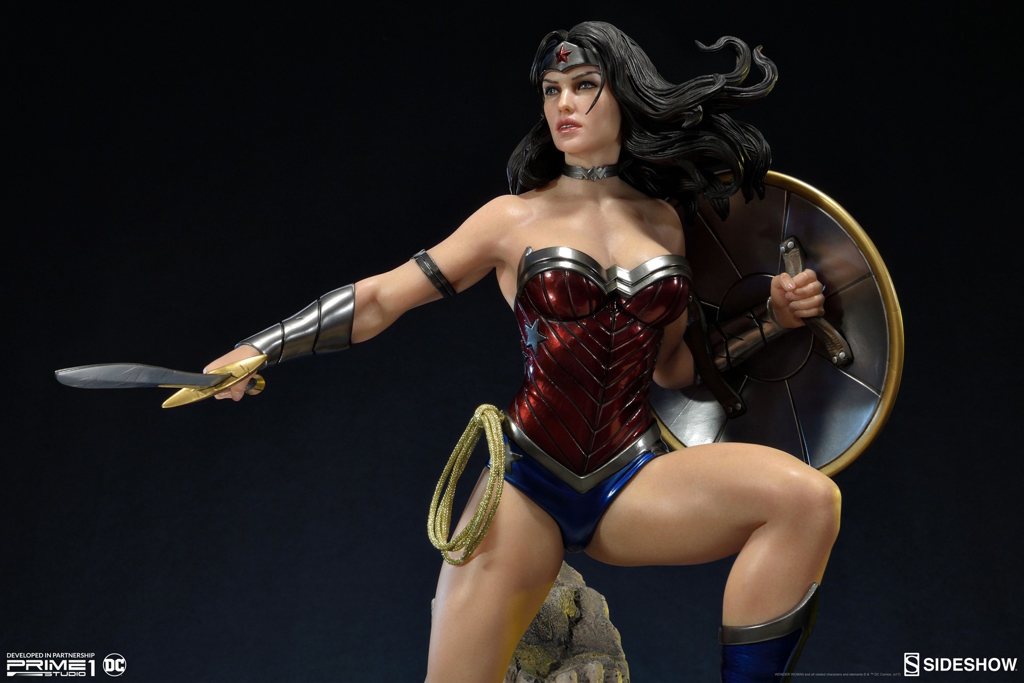 Justice League - Wonder Woman - Premium Masterline  (PMN52-06) - 1/4 - The New52! (Prime 1 Studio, Sideshow Collectibles) photo 4