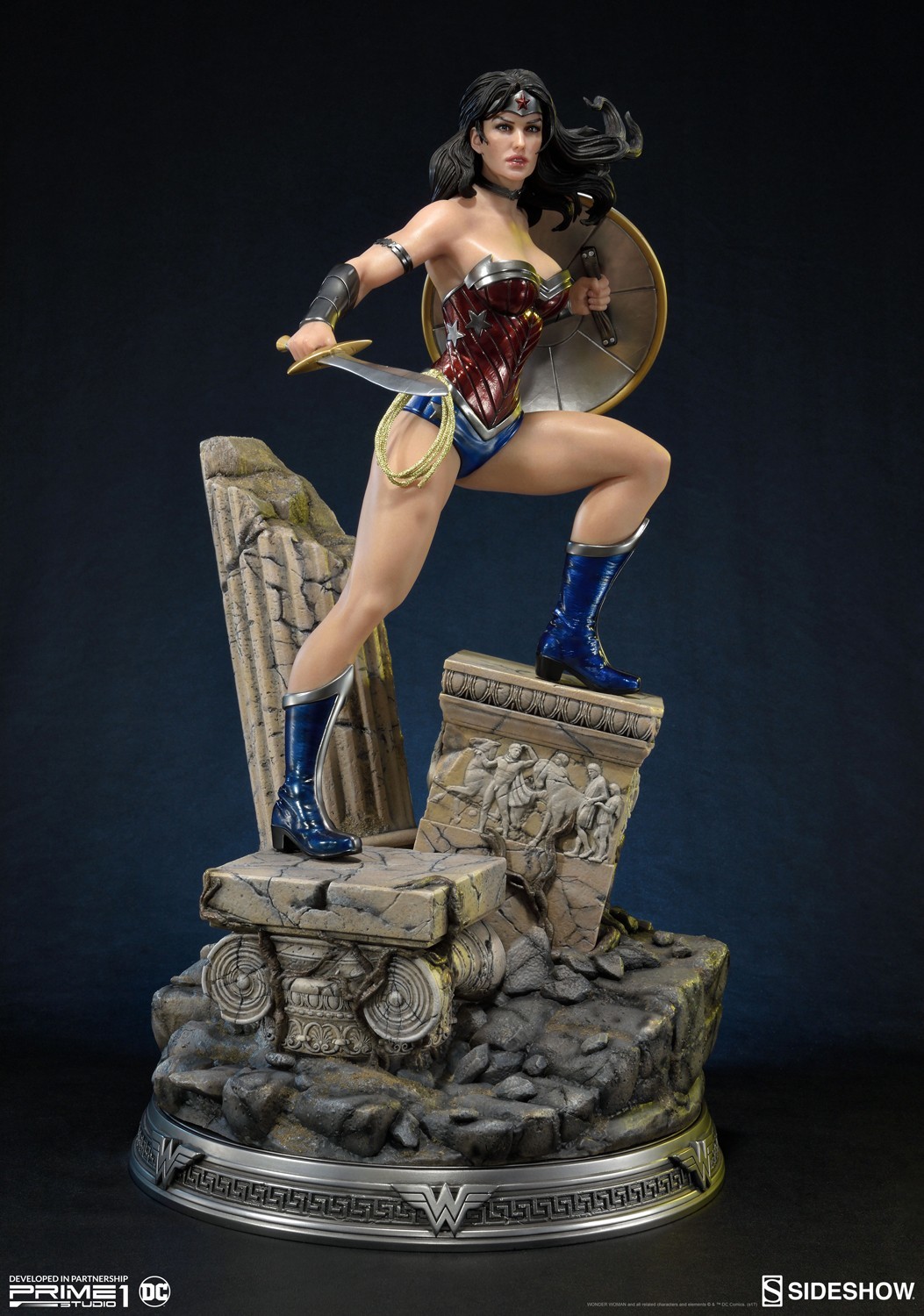 Justice League - Wonder Woman - Premium Masterline  (PMN52-06) - 1/4 - The New52! (Prime 1 Studio, Sideshow Collectibles) photo 9