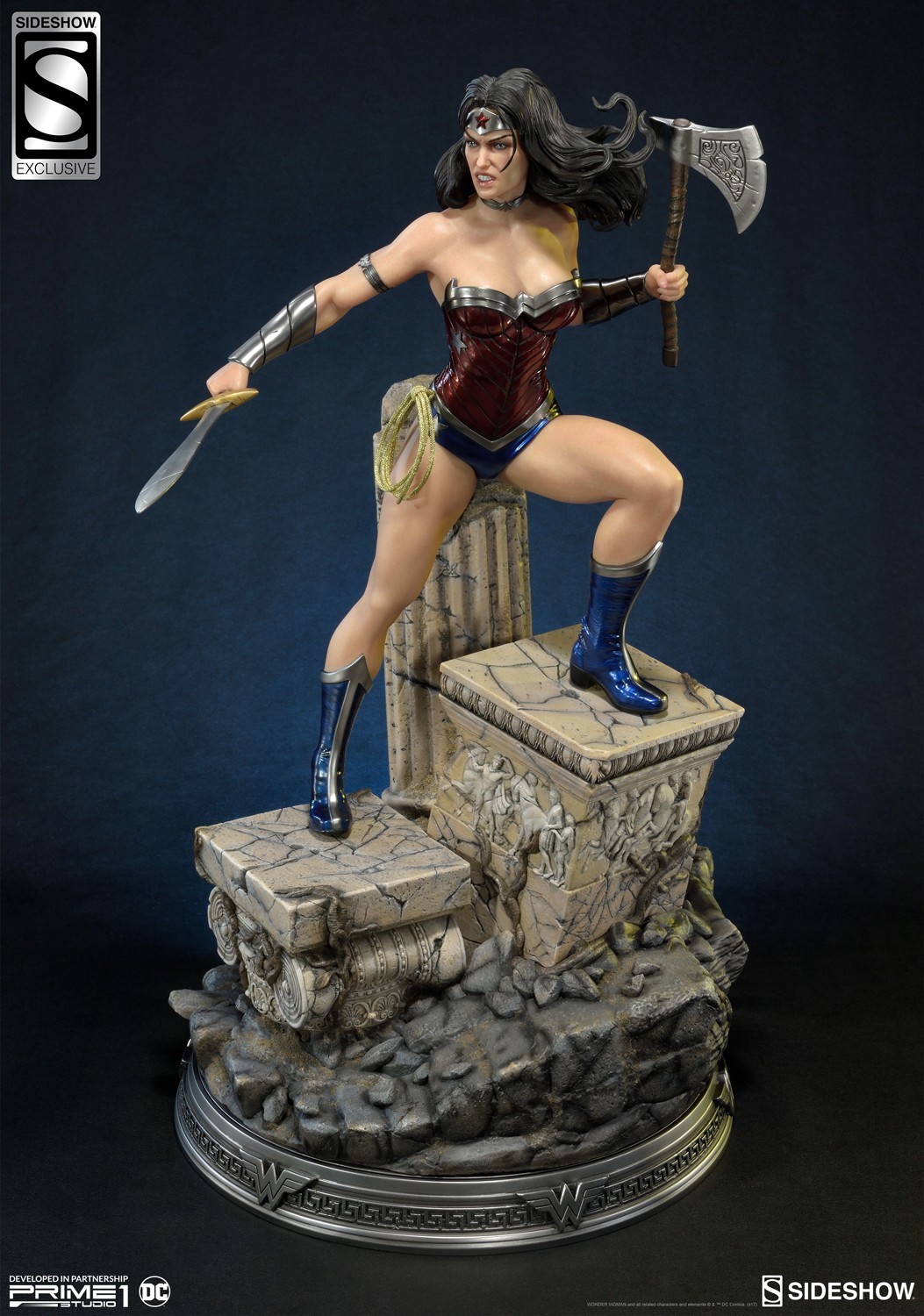 Justice League - Wonder Woman - Premium Masterline  (PMN52-06) - 1/4 - The New52! (Prime 1 Studio, Sideshow Collectibles) photo 14