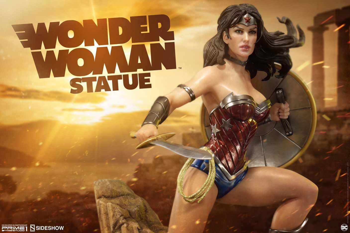 Justice League - Wonder Woman - Premium Masterline  (PMN52-06) - 1/4 - The New52! (Prime 1 Studio, Sideshow Collectibles) photo 15
