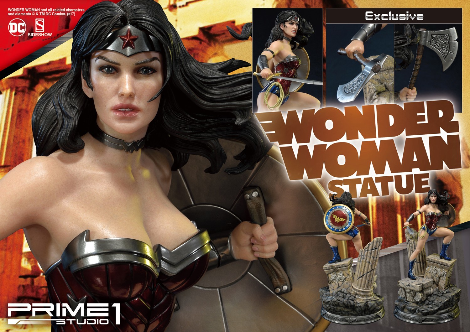 Justice League - Wonder Woman - Premium Masterline  (PMN52-06) - 1/4 - The New52! (Prime 1 Studio, Sideshow Collectibles) photo 21