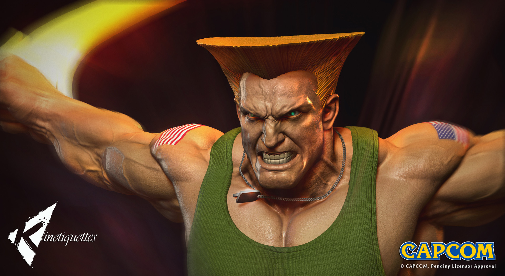 Street Fighter V - Guile - War Heroes - 1/6 (Kinetiquettes) photo 4
