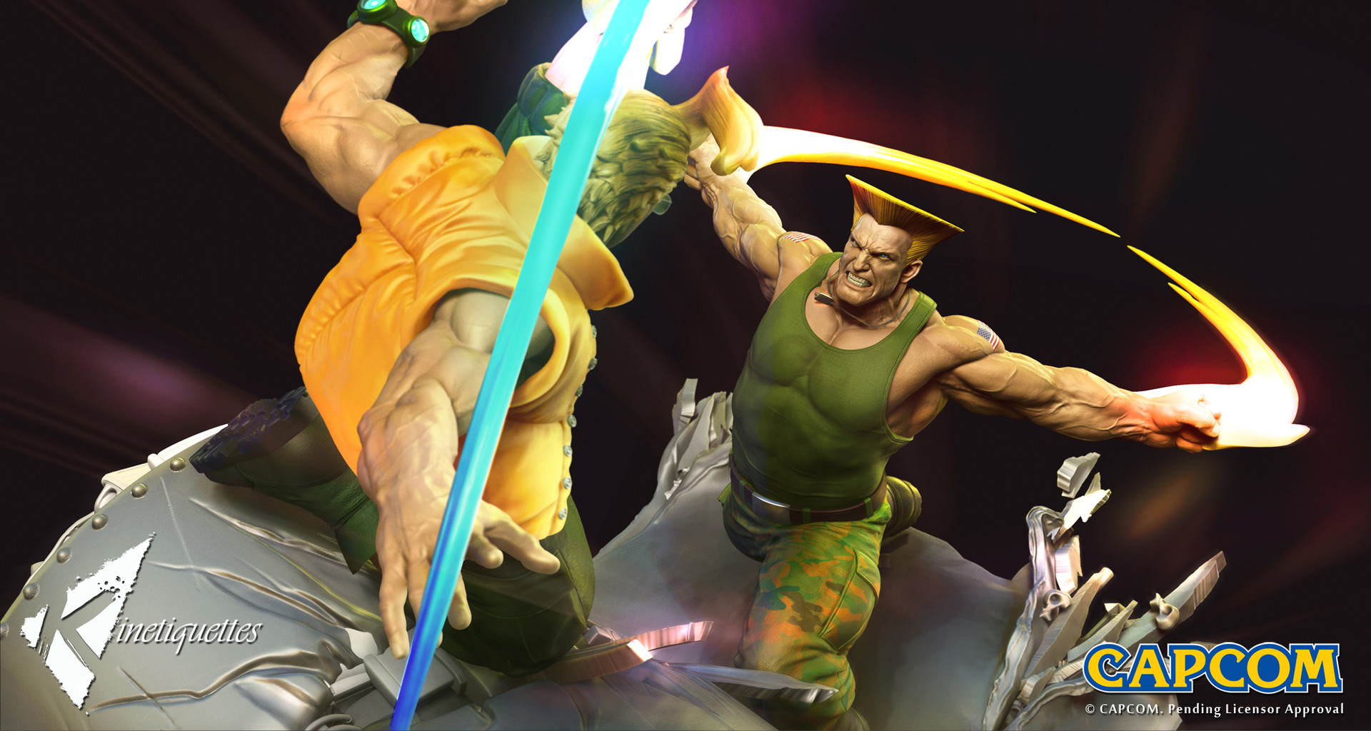 Street Fighter V - Charlie Nash - War Heroes - 1/6 (Kinetiquettes) photo 3