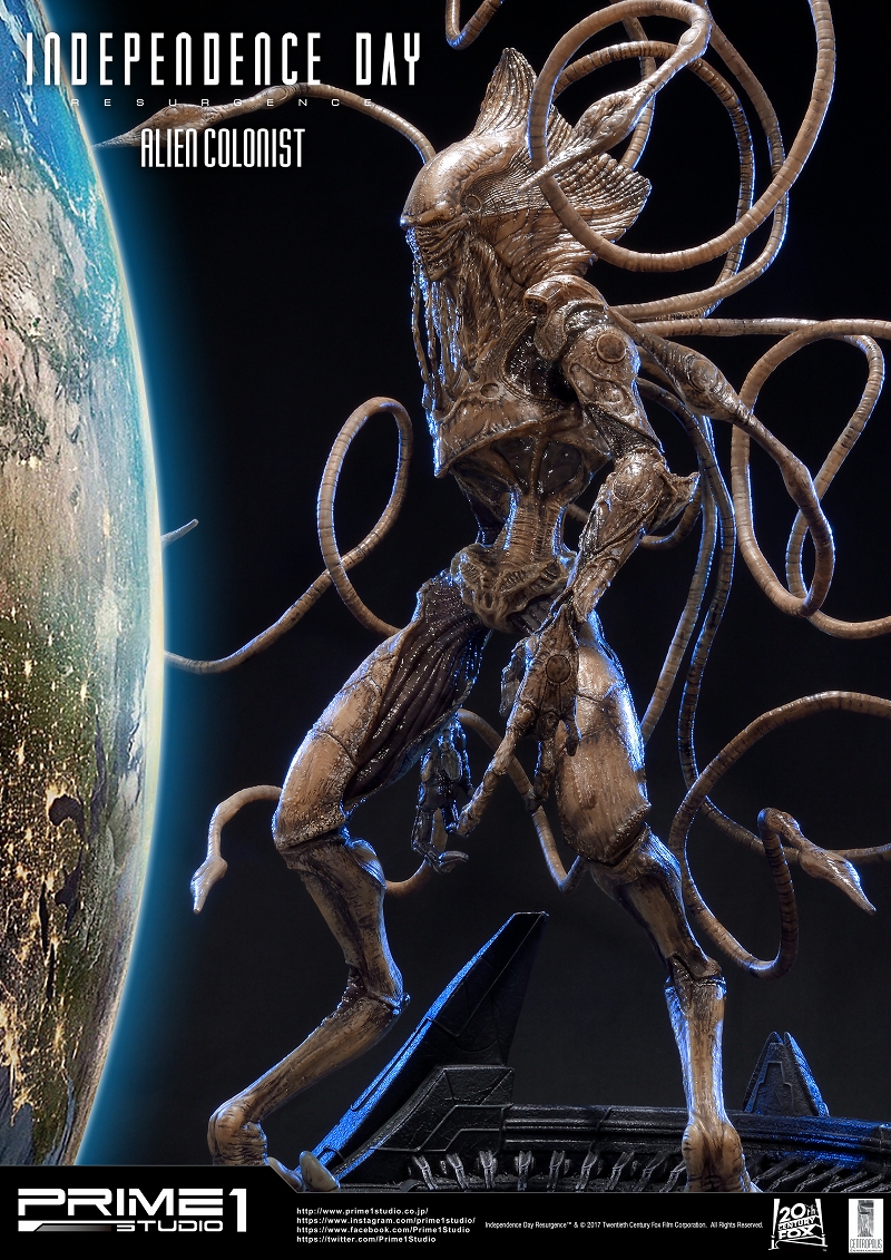 Independence Day: Resurgence - Alien Colonist - Premium Masterline  (PMIDR-02) - 1/4 (Prime 1 Studio) photo 5