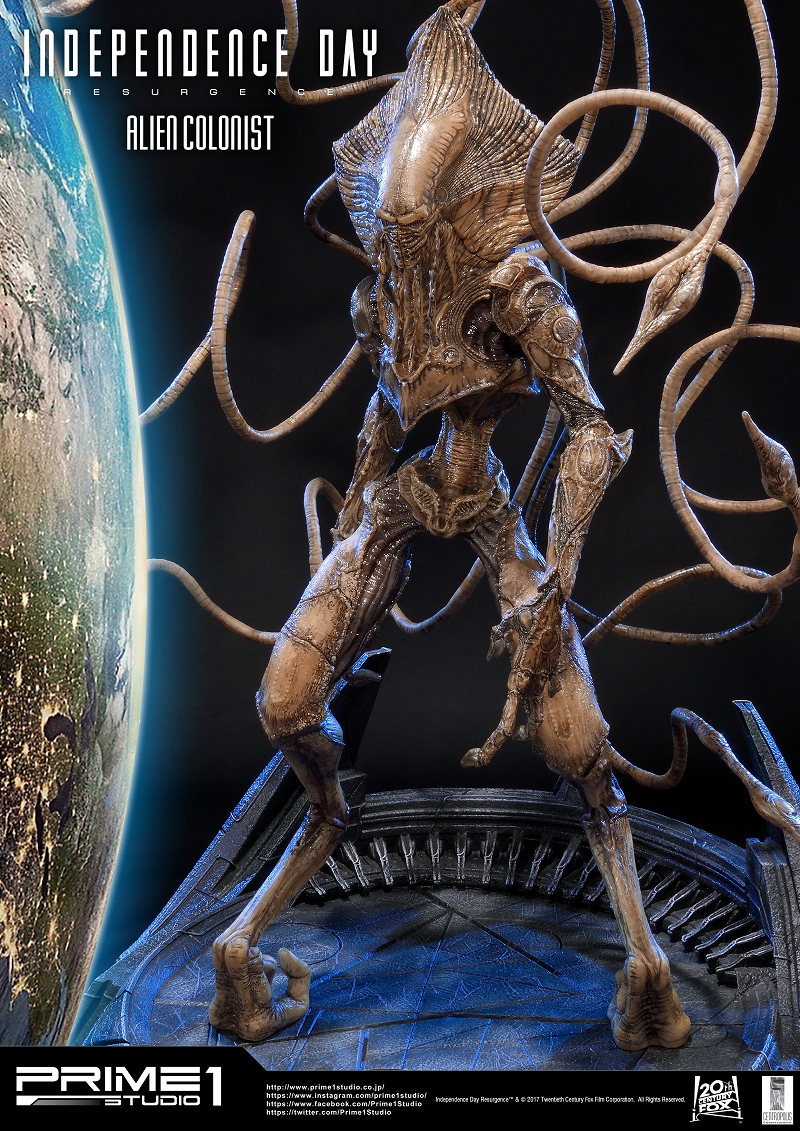 Independence Day: Resurgence - Alien Colonist - Premium Masterline  (PMIDR-02) - 1/4 (Prime 1 Studio) photo 6