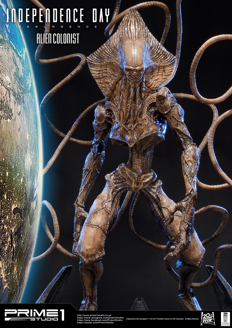 Independence Day: Resurgence - Alien Colonist - Premium Masterline  (PMIDR-02) - 1/4 (Prime 1 Studio) photo 7