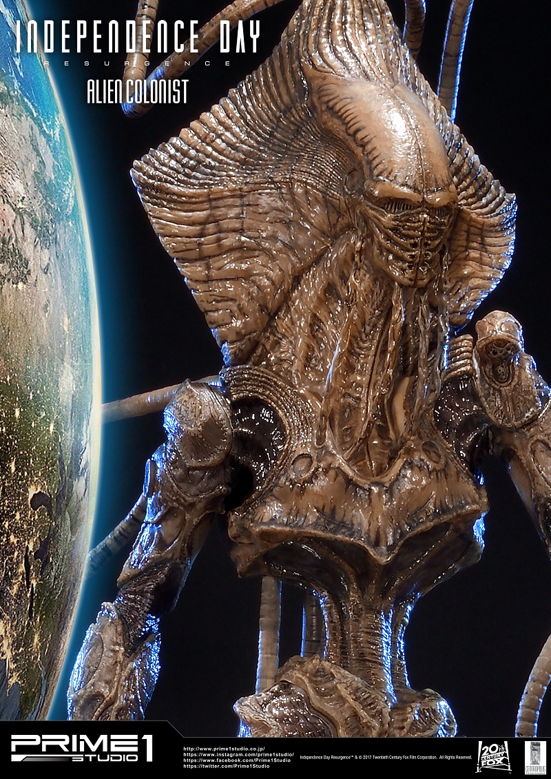 Independence Day: Resurgence - Alien Colonist - Premium Masterline  (PMIDR-02) - 1/4 (Prime 1 Studio) photo 8