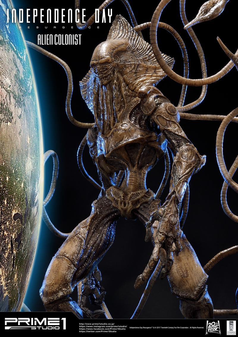 Independence Day: Resurgence - Alien Colonist - Premium Masterline  (PMIDR-02) - 1/4 (Prime 1 Studio) photo 9