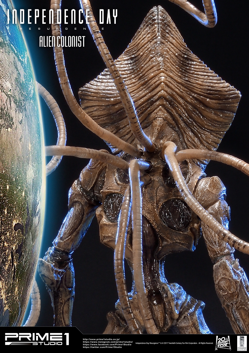 Independence Day: Resurgence - Alien Colonist - Premium Masterline  (PMIDR-02) - 1/4 (Prime 1 Studio) photo 10