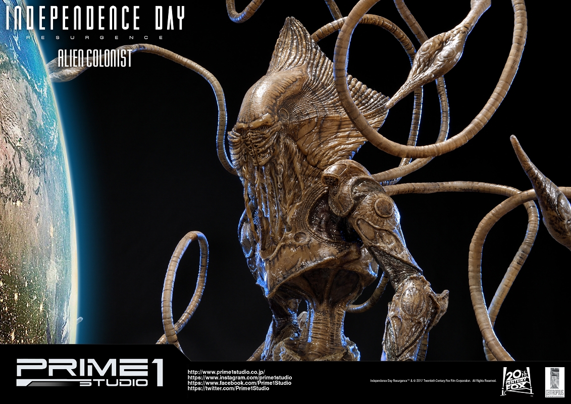 Independence Day: Resurgence - Alien Colonist - Premium Masterline  (PMIDR-02) - 1/4 (Prime 1 Studio) photo 13