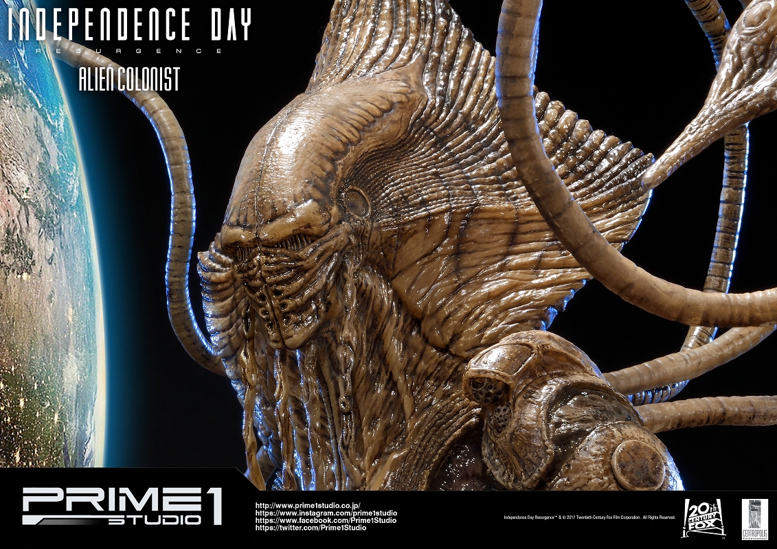 Independence Day: Resurgence - Alien Colonist - Premium Masterline  (PMIDR-02) - 1/4 (Prime 1 Studio) photo 14