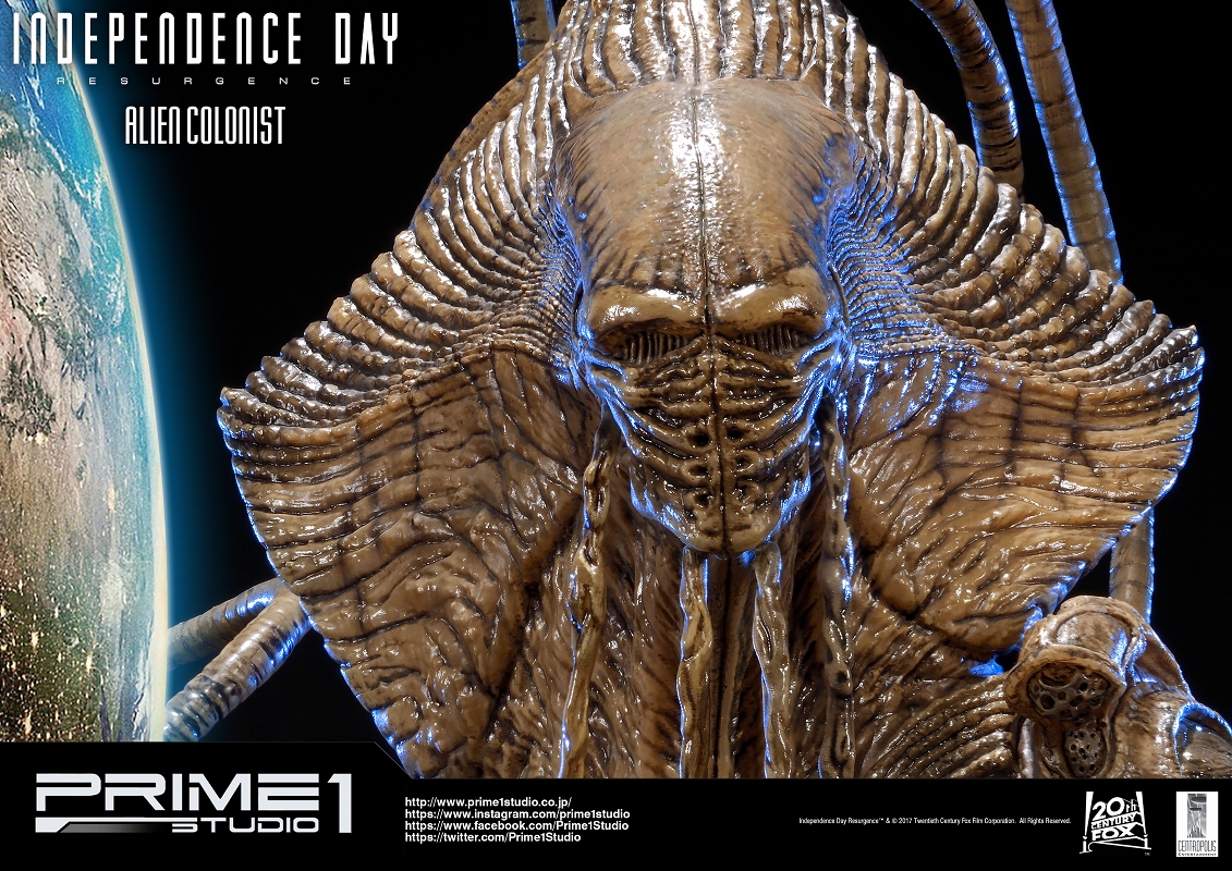 Independence Day: Resurgence - Alien Colonist - Premium Masterline  (PMIDR-02) - 1/4 (Prime 1 Studio) photo 15