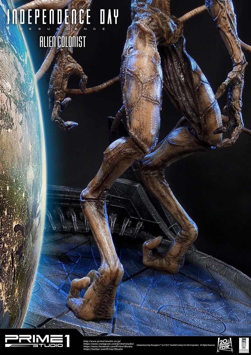 Independence Day: Resurgence - Alien Colonist - Premium Masterline  (PMIDR-02) - 1/4 (Prime 1 Studio) photo 16