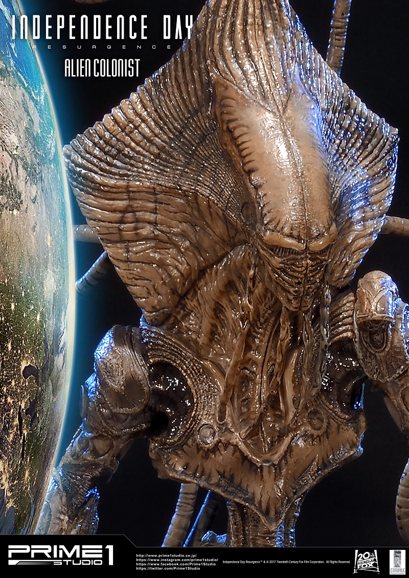 Independence Day: Resurgence - Alien Colonist - Premium Masterline  (PMIDR-02) - 1/4 (Prime 1 Studio) photo 18