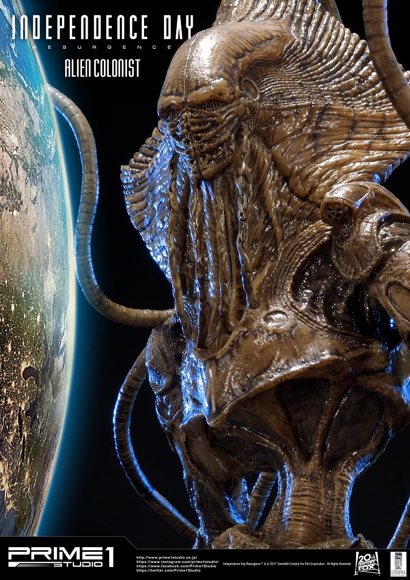 Independence Day: Resurgence - Alien Colonist - Premium Masterline  (PMIDR-02) - 1/4 (Prime 1 Studio) photo 19