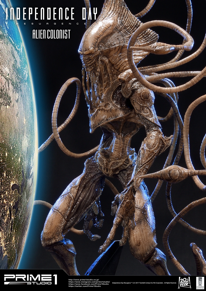 Independence Day: Resurgence - Alien Colonist - Premium Masterline  (PMIDR-02) - 1/4 (Prime 1 Studio) photo 20