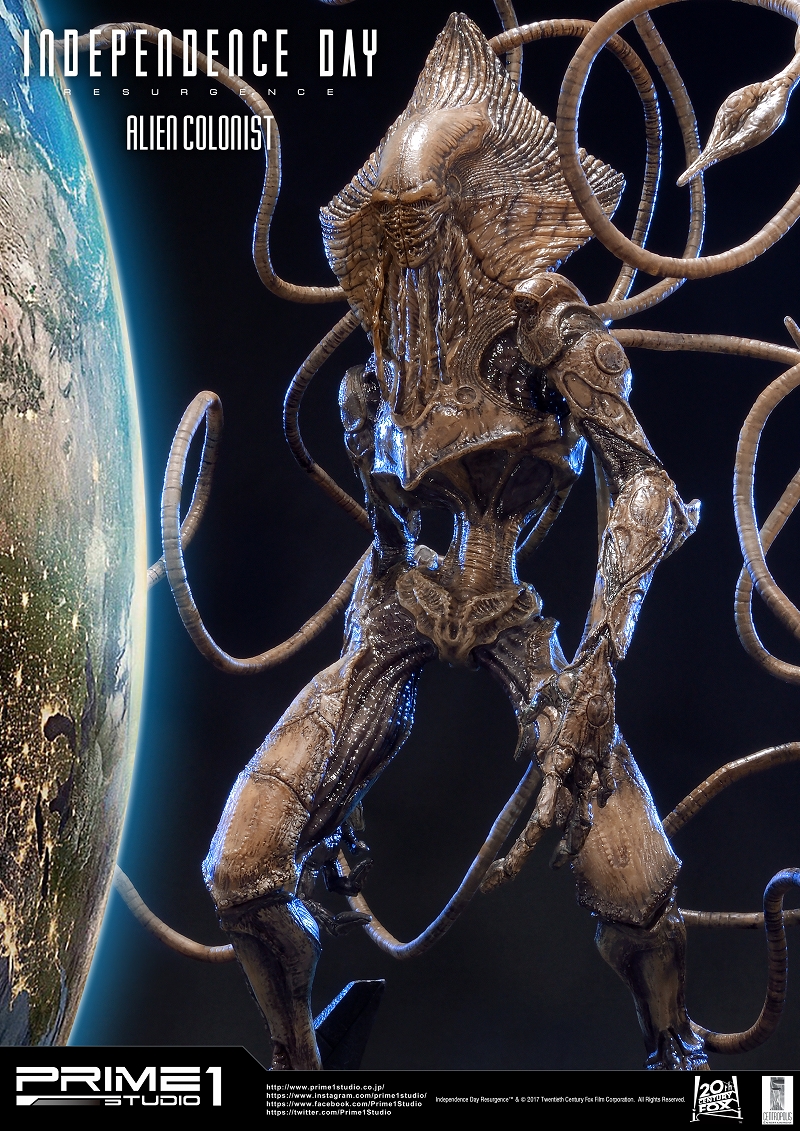Independence Day: Resurgence - Alien Colonist - Premium Masterline  (PMIDR-02) - 1/4 (Prime 1 Studio) photo 21