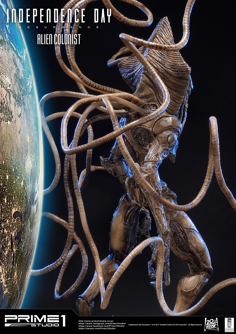 Independence Day: Resurgence - Alien Colonist - Premium Masterline  (PMIDR-02) - 1/4 (Prime 1 Studio) photo 22
