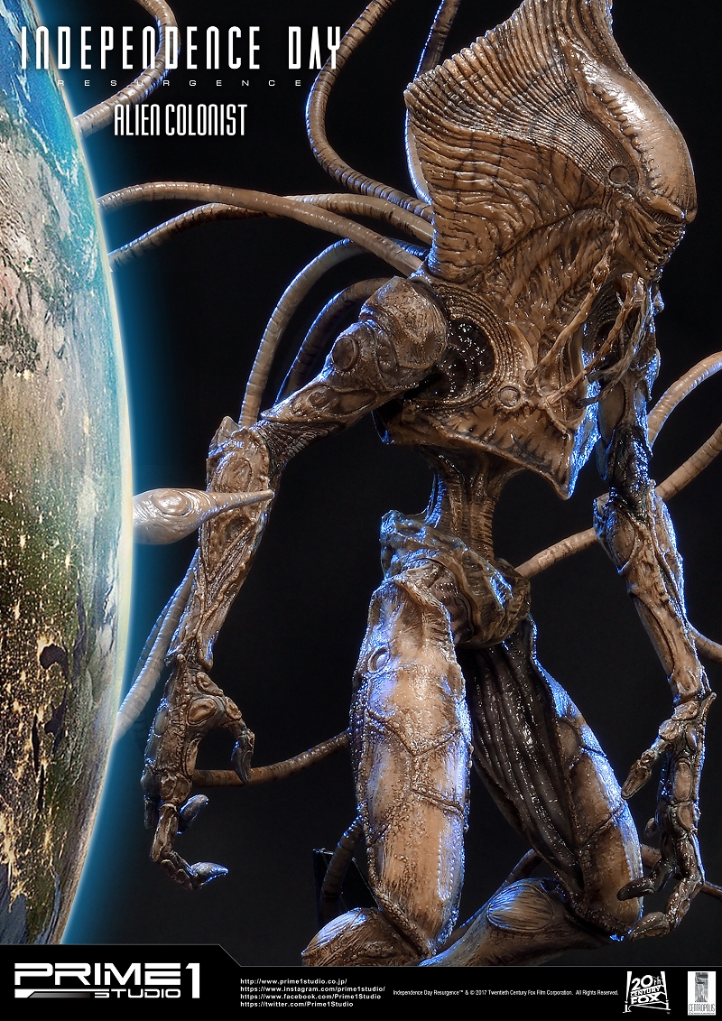 Independence Day: Resurgence - Alien Colonist - Premium Masterline  (PMIDR-02) - 1/4 (Prime 1 Studio) photo 23