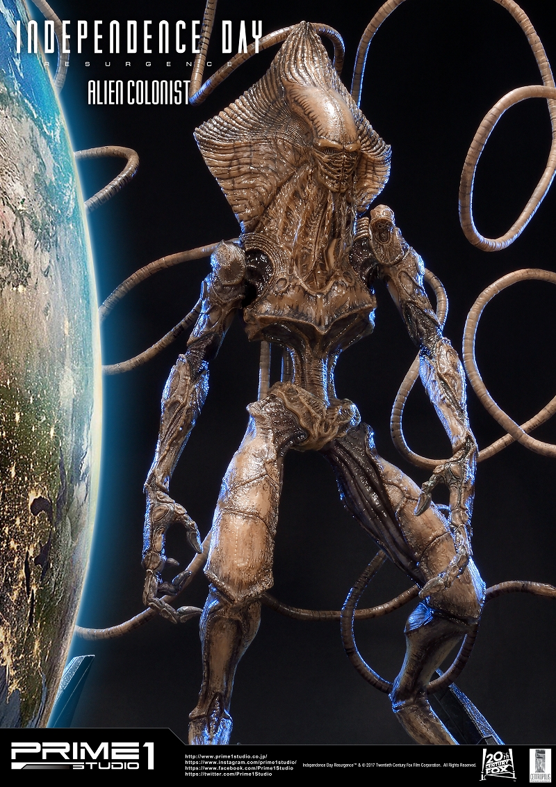 Independence Day: Resurgence - Alien Colonist - Premium Masterline  (PMIDR-02) - 1/4 (Prime 1 Studio) photo 24