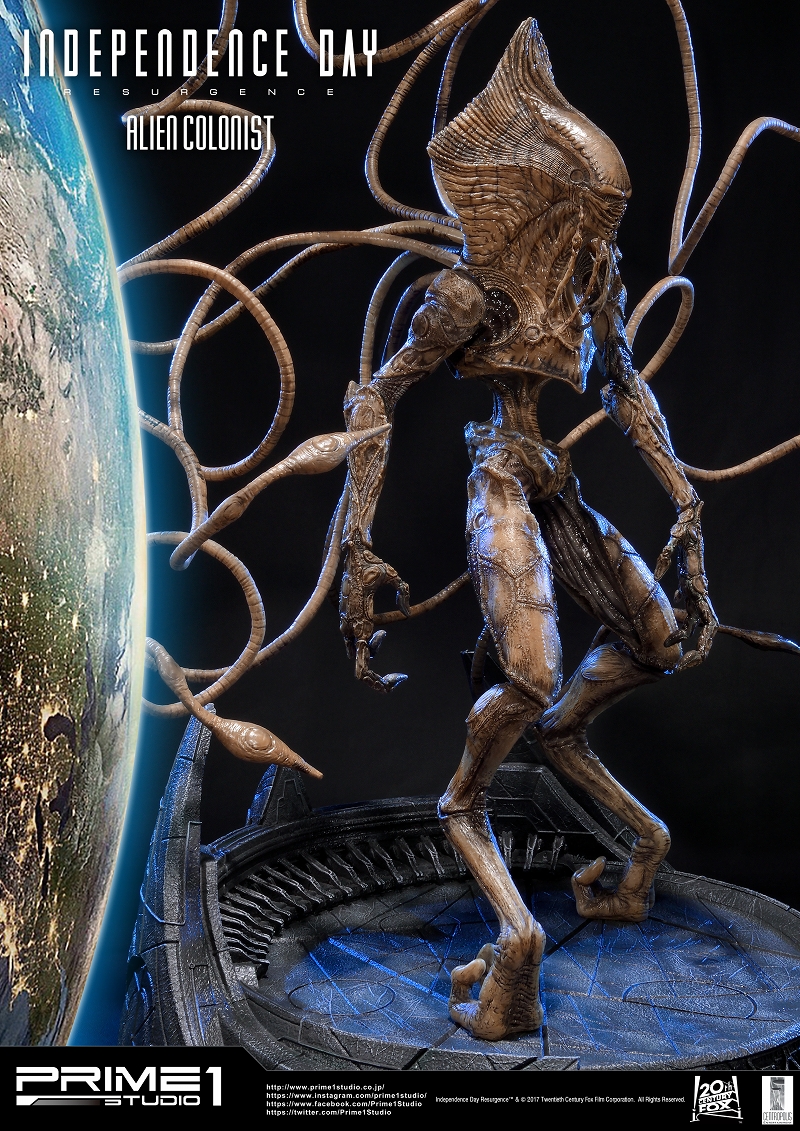 Independence Day: Resurgence - Alien Colonist - Premium Masterline  (PMIDR-02) - 1/4 (Prime 1 Studio) photo 25